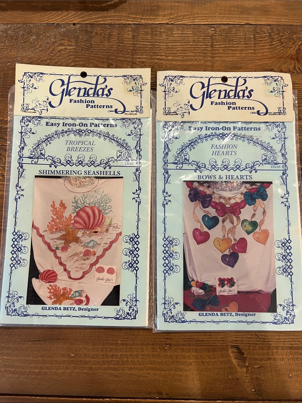 Retro Iron-On Fashion Patterns - Pink & Multicolor Designs